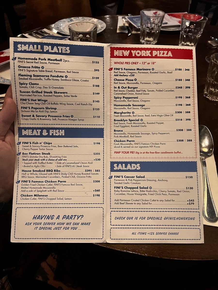 Menu - Fini's photo 10